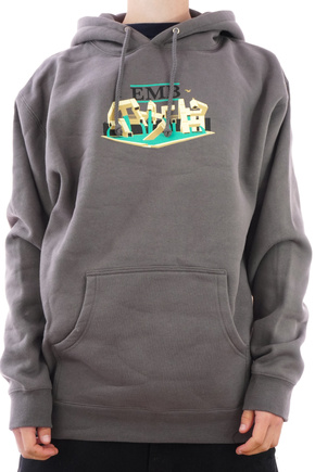 Real - EMB Pullover Sweatshirt (charcoal/multi)