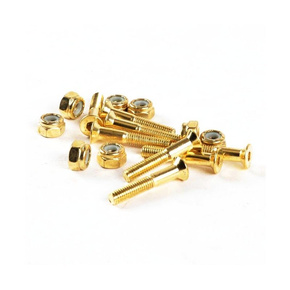 Montażówki Raw Hide Hardware Collection Skateboards bolts gold