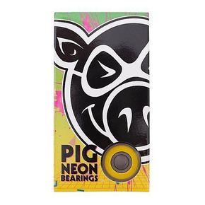 Pig Wheels bearings - Neon ABEC 5