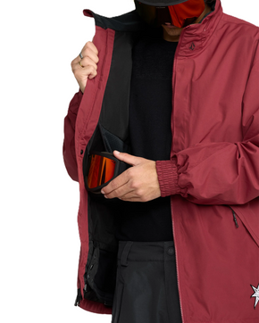 Volcom snowboard jacket - Dua Ins Gore-Tex (red)