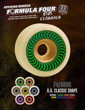 Spitfire Wheels - F4 Og Classic 99Du (pink)