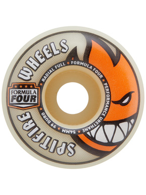 Spitfire Wheels - F4 Radial Full (natural/orange)