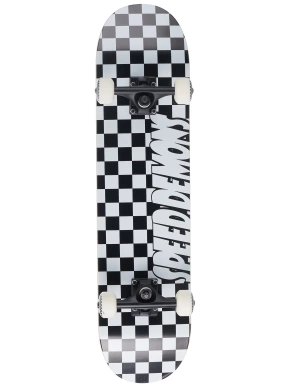 Deska kompletna Speed Demons - Checkers (black/white)