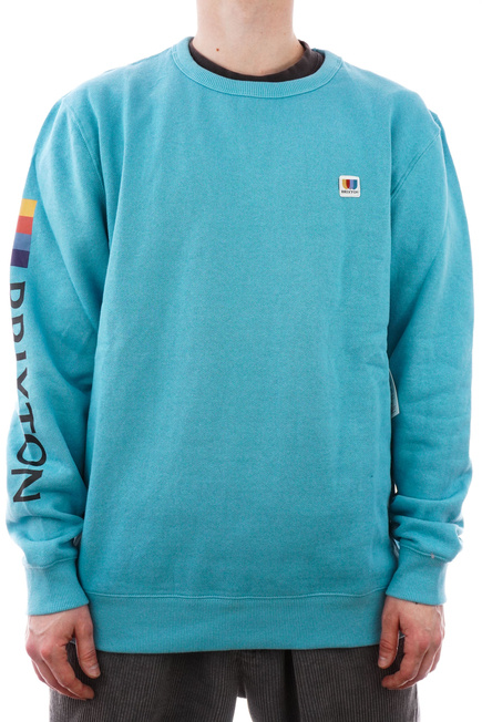 Bluza Brixton - Alton Crew (teal)