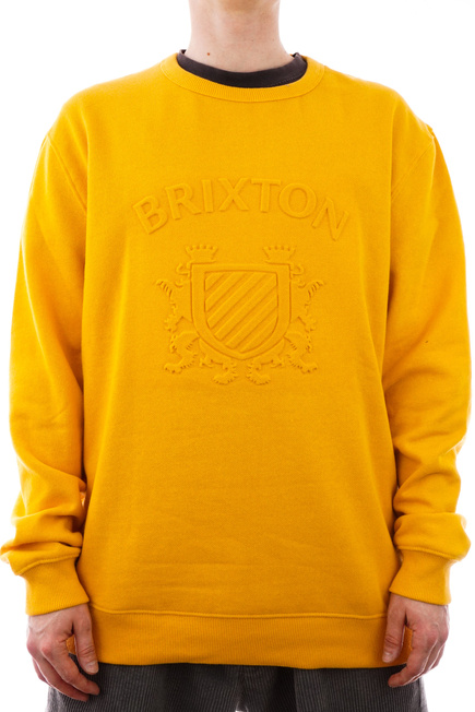 Bluza Brixton - Lion Crest Crew (golden glow)