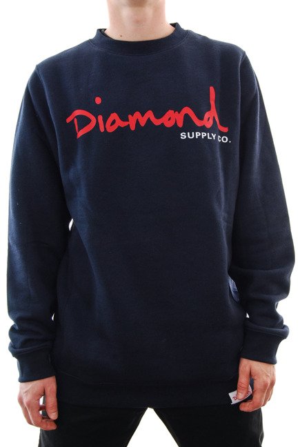 Bluza Diamond Supply Co. - Og Script navy