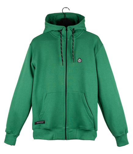 Bluza Elade - Zip hoodie icon mini logo (green)