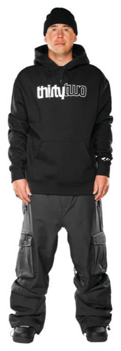 Bluza snowboardowa ThirtyTwo - Double Tech hoodie (black)