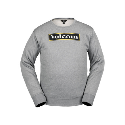 Bluza snowboardowa Volcom - Core Hydro Crew (heather grey)