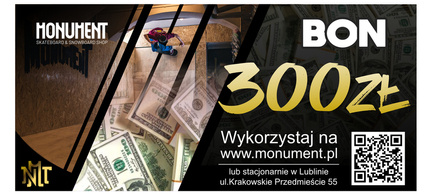 Bon towarowy na 300zł