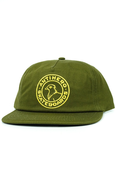 Czapka z daszkiem Antihero - Basic Pigeon Round (olive)