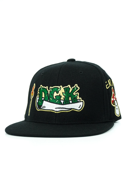 Czapka z daszkiem DGK - Chaos Snapback (black)