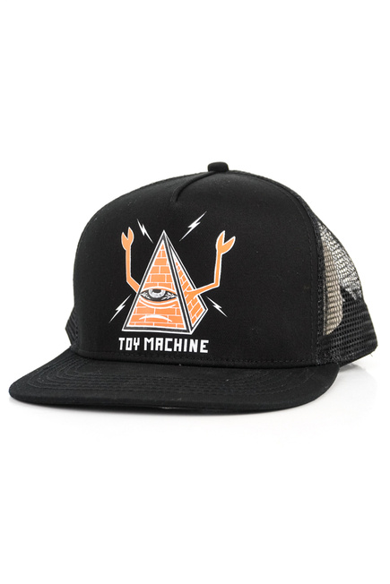 Czapka z daszkiem Toy Machine - Pyramid Mesh (black)