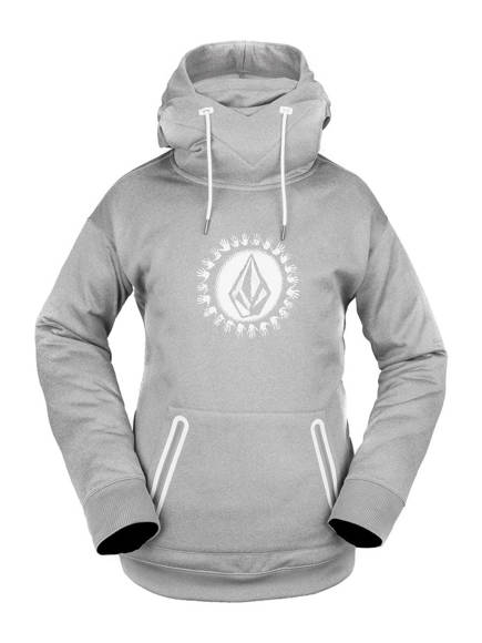 Damska bluza snowboardowa Volcom - Spring Shred HD (heather grey)