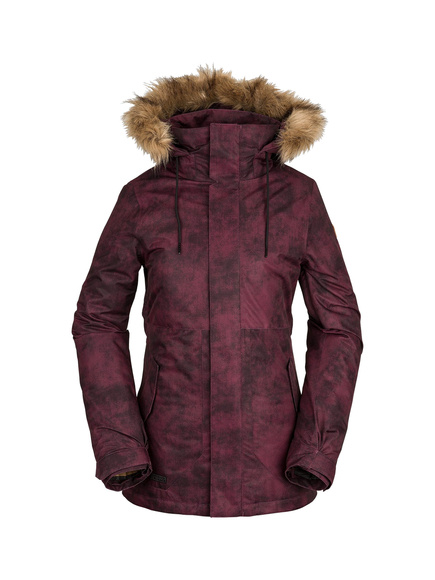 Damska kurtka snowboardowa Volcom - WMN Fawn Ins (acid merlot)