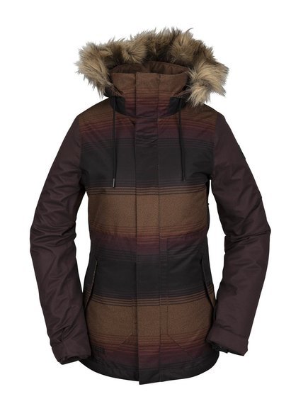 Damska kurtka snowboardowa Volcom - WMN Fawn Ins stripe