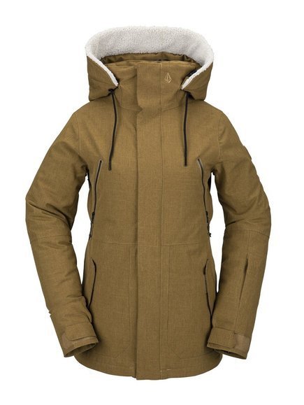 Damska kurtka snowboardowa Volcom - WMN Shrine Ins Burnt Khaki