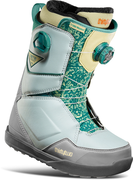 Damskie Buty snowboardowe ThirtyTwo - Lashed Double Boa Melancon (grey/green)