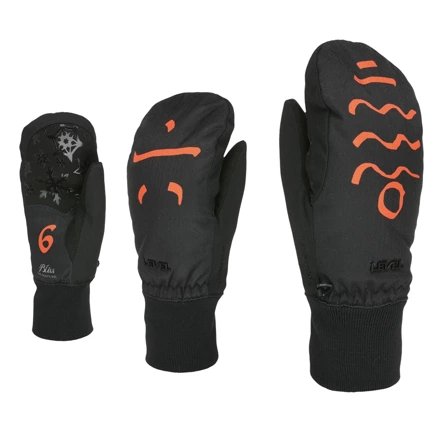 Damskie rękawice snowboardowe Level - Coral Mitt (orange)