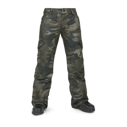 Damskie spodnie snowboardowe Volcom - Bridger Ins (cloudwash camo)