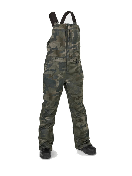 Damskie spodnie snowboardowe Volcom - Swift Bib Overall  (cloudwash camo)