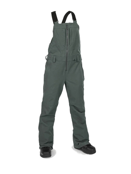 Damskie spodnie snowboardowe Volcom - Swift Bib Overall  (eucalyptus)