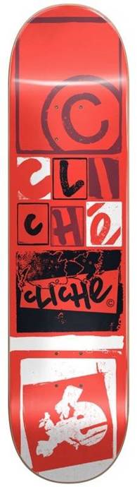 Deck Cliche - Letterpress Red