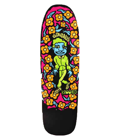 Deck Krooked - Gonzalez Sweatpants black lights