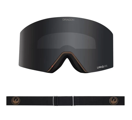 Gogle Dragon RVX MAG OTG  - Reused (LL dark smoke + LL amber lens free lens) 