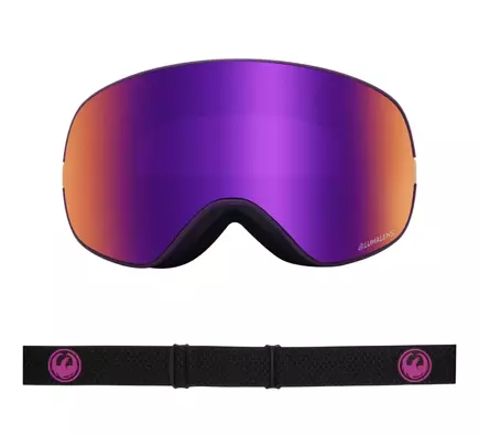 Gogle Dragon X2s - Split (LL purple Ion + LL amber free lens)