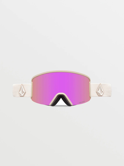 Gogle Volcom Garden - Khakiesr/Sand/Pink Chrome + Yellow