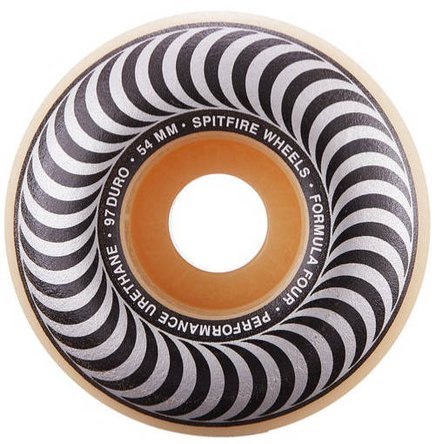 Kółka Spitfire -  F4 Classic Swirl 97Du silver