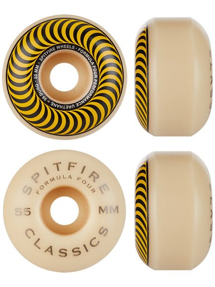 Kółka Spitfire - F4 Classic (Yellow) 99du