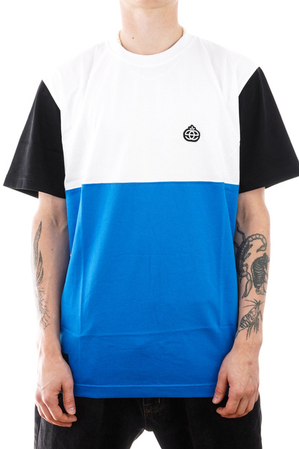 Koszulka Elade - Colour Block white/fresh blue/black