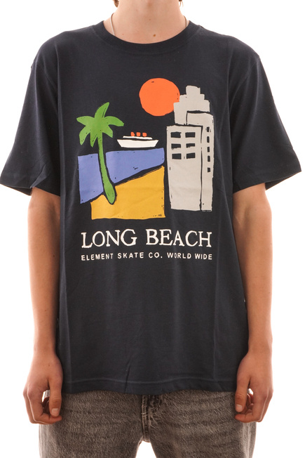 Koszulka Element - Long Beach Worldwide SS (eclipse navy)