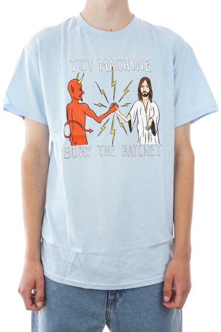 Koszulka Toy Machine - Bury the hatchet tee (light blue)