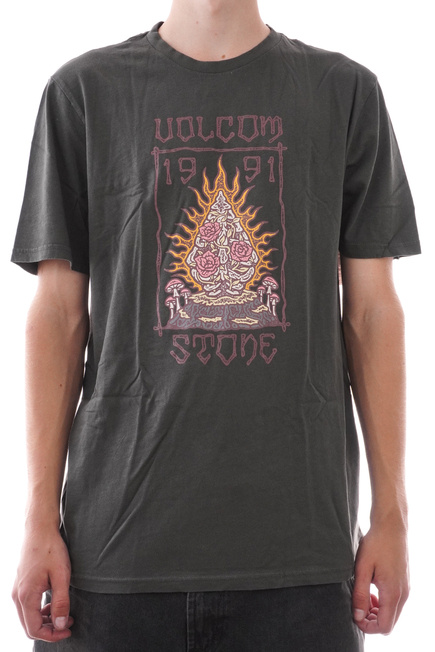 Koszulka Volcom - Caged Stone (rinsed black)