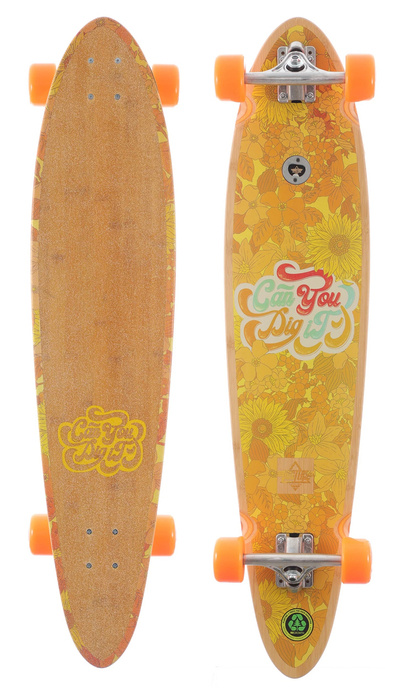 Longboard Dusters California - Dig it 4.0" (bamboo/orange)