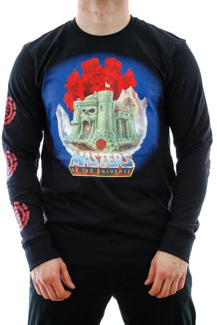 Longsleeve Element - Motu Grayskull black