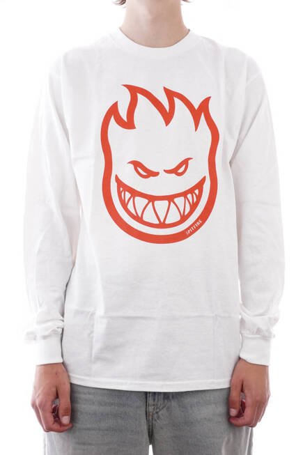 Longsleeve Spitfire -  BigHead (white/red)