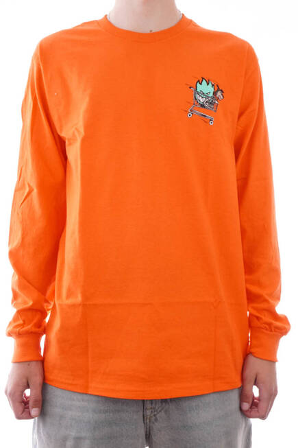 Longsleeve Spitfire x Gnarhunters Cart orange