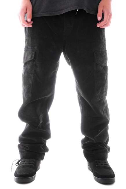 Spodnie DGK - O.G.S Cargo (corduroy) pants black