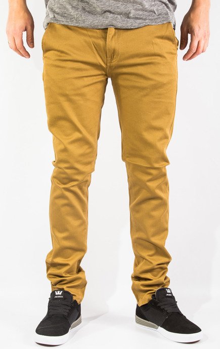 Spodnie Kr3w - K Skinny Chino Antique Brass