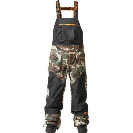 Spodnie snowboardowe ThirtyTwo - Basement Bib (black/camo)