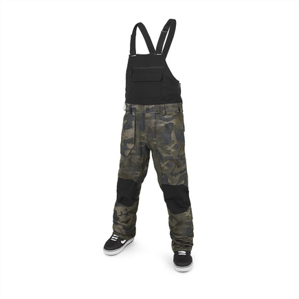 Spodnie snowboardowe Volcom - Roan BIB Overall (cloudwash camo