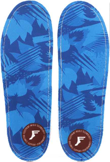 Wkładki do butów Footprint Insoles - Blue Camo Kingfoam Orthotic Low