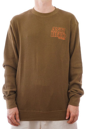 Bluza Antihero -  Crew Lil Hero (brown) 