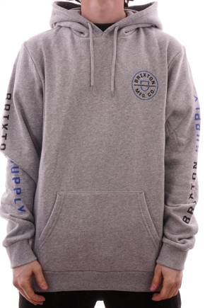 Bluza Brixton x Independent - Crest HD (heather grey)