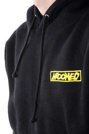 Bluza Krooked - Moonsmile Raw black/yellow