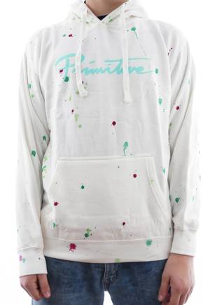 Bluza Primitive - Nuevo Washe Puff Hood white